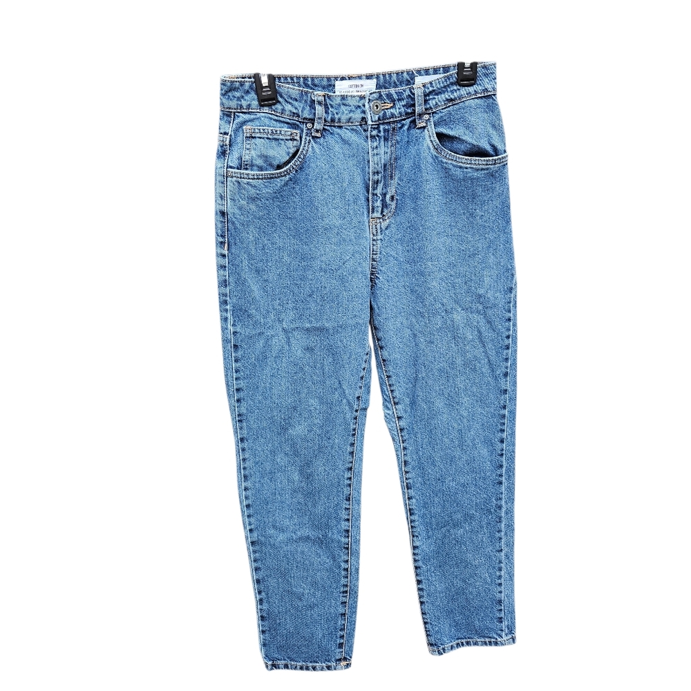 MOM JEAN Classic Blue Denim Jeans Women Size 6